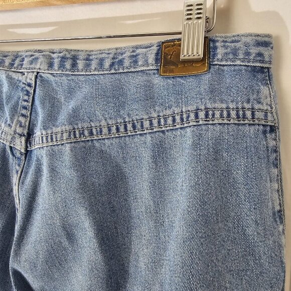 Vintage Levis 966 Jeans Womens 10M 31x30 Wide-Leg Light Baggy Red Tab 90s Y2K - Picture 12 of 14